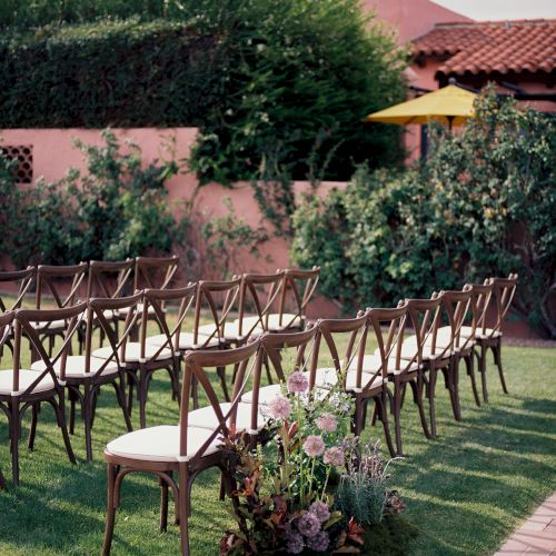 Ceremony setup on our Grand Lawn